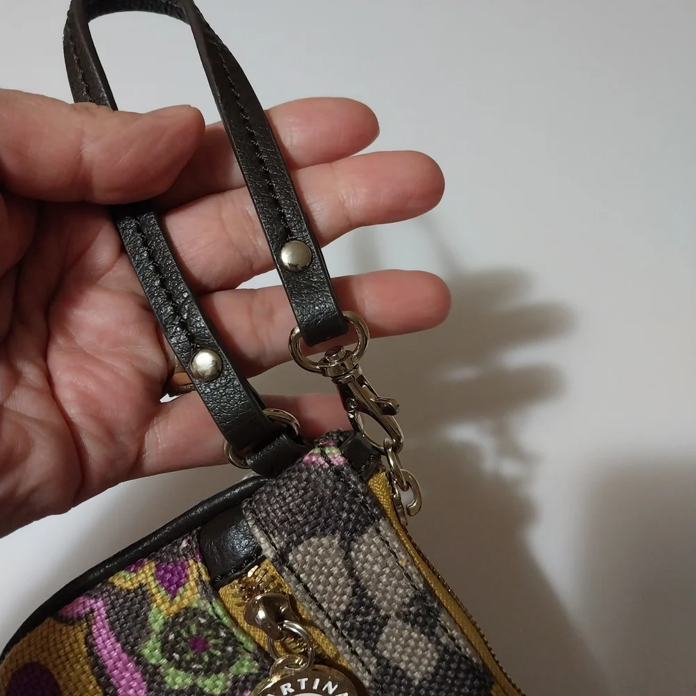 Spartina‎ 449 Floral Wristlet - Black, Yellow, Pink